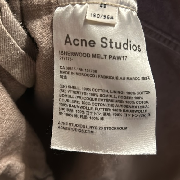 Acne button down casual shirt - Picture 6 of 6